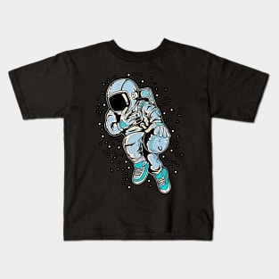 Astronaut Basketball 2 • Funny And Cool Sci-Fi Cartoon Drawing Design Great For Any Occasion And For Everyone Kids T-Shirt